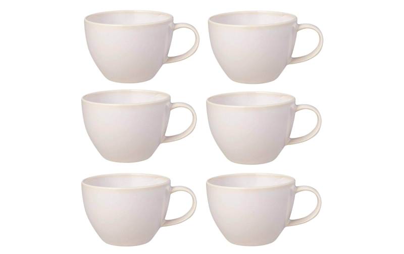 Villeroy & Boch Tasse »Crafted Cotton 247 ml, 6 Stück, Weiss« von Villeroy & Boch