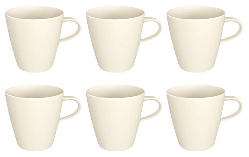 Villeroy & Boch Tasse »Manufacture Rock«, (Set, 6 tlg.), 6 teilig von Villeroy & Boch