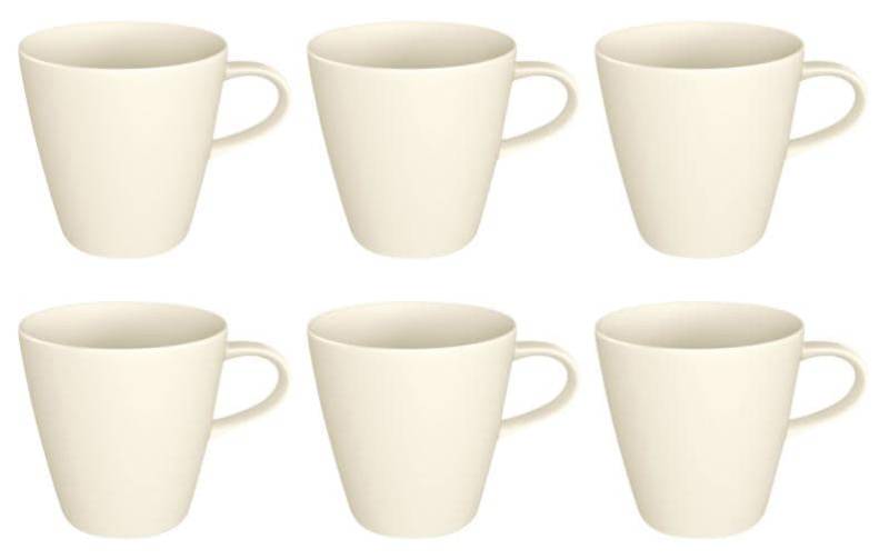 Villeroy & Boch Tasse »Manufacture Rock«, (Set, 6 tlg.), 6 teilig von Villeroy & Boch