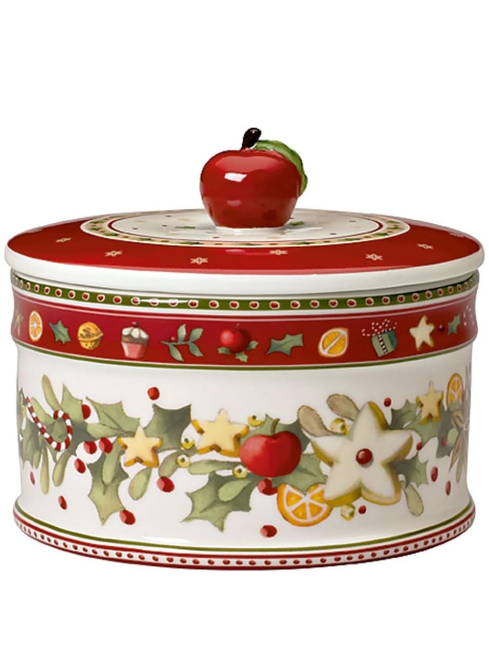 Villeroy & Boch Winter Bakery Delight biscuit jar - White von Villeroy & Boch