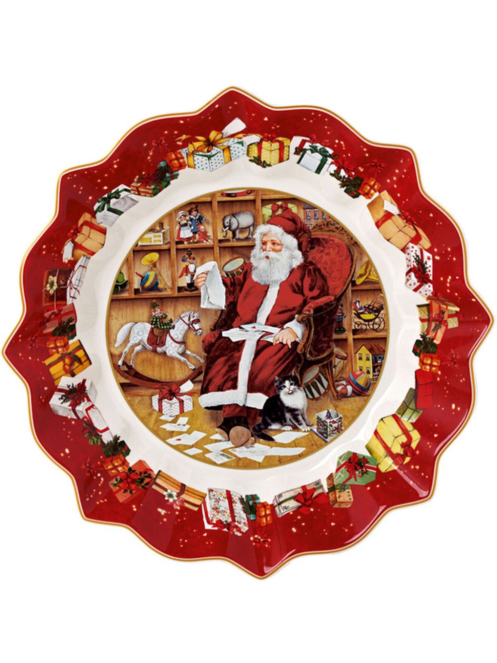 Villeroy & Boch santa claus-print porcelain plate - Multicolour von Villeroy & Boch