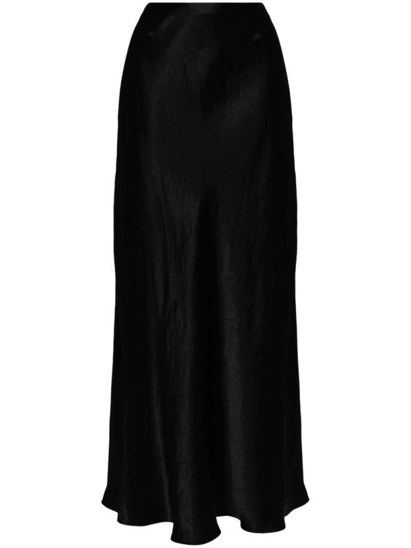 Vince satin maxi skirt - Black von Vince