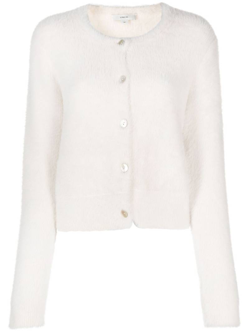 Vince brushed-knit cardigan - White von Vince