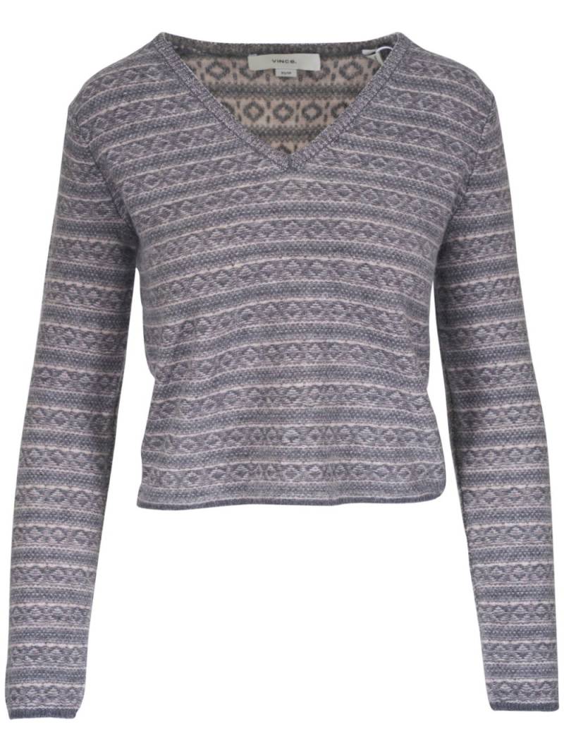 Vince cashmere knitted top - Grey von Vince