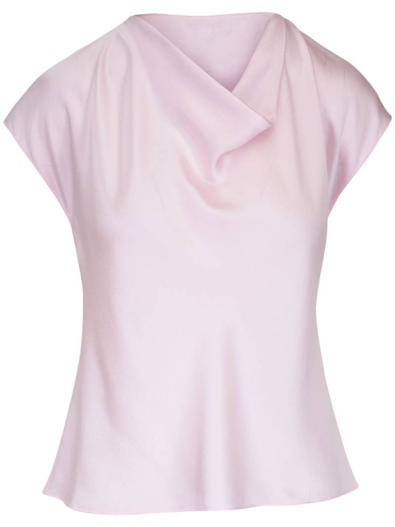 Vince cowl neck blouse - Pink von Vince