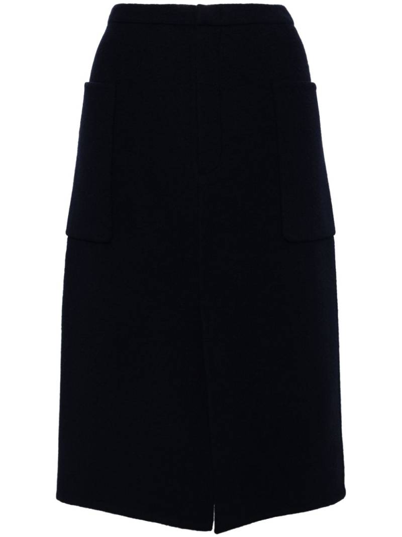 Vince front-slit pencil skirt - Blue von Vince