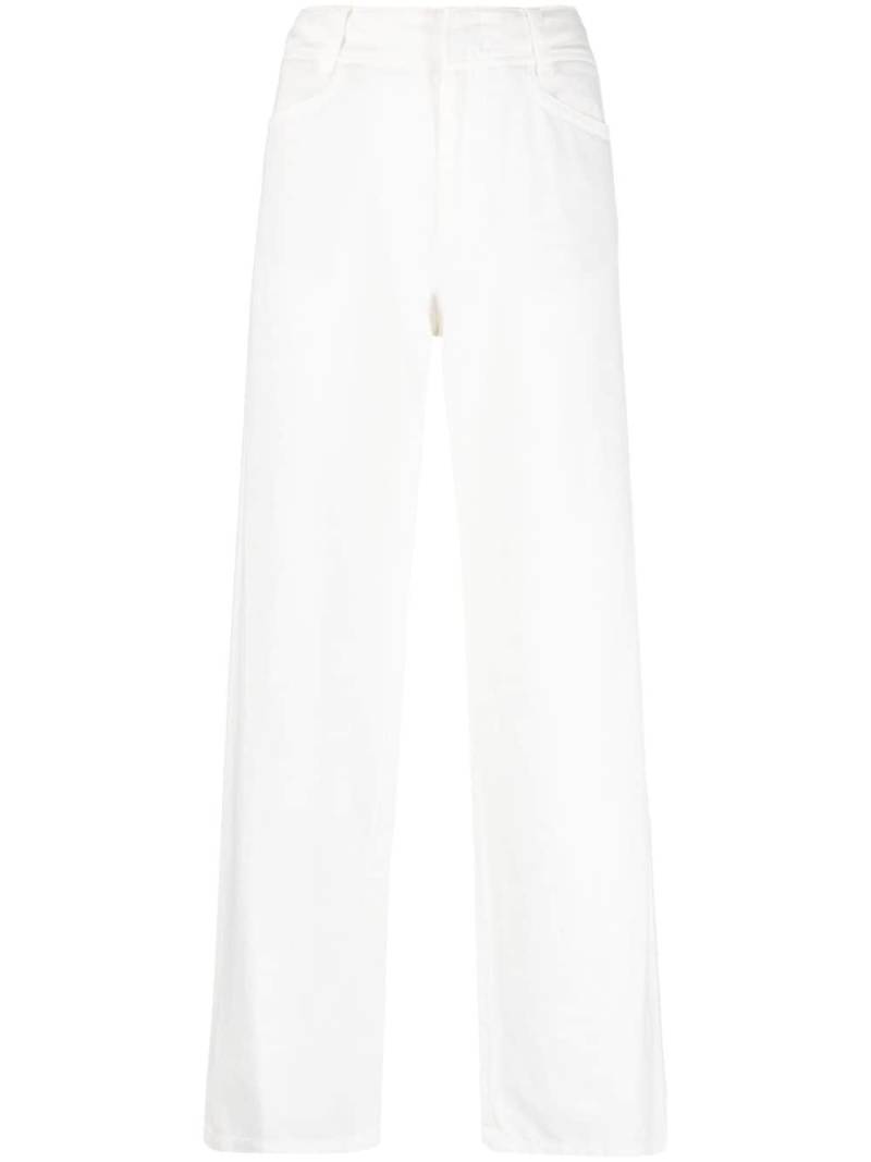 Vince high-waist straight-leg trousers - White von Vince