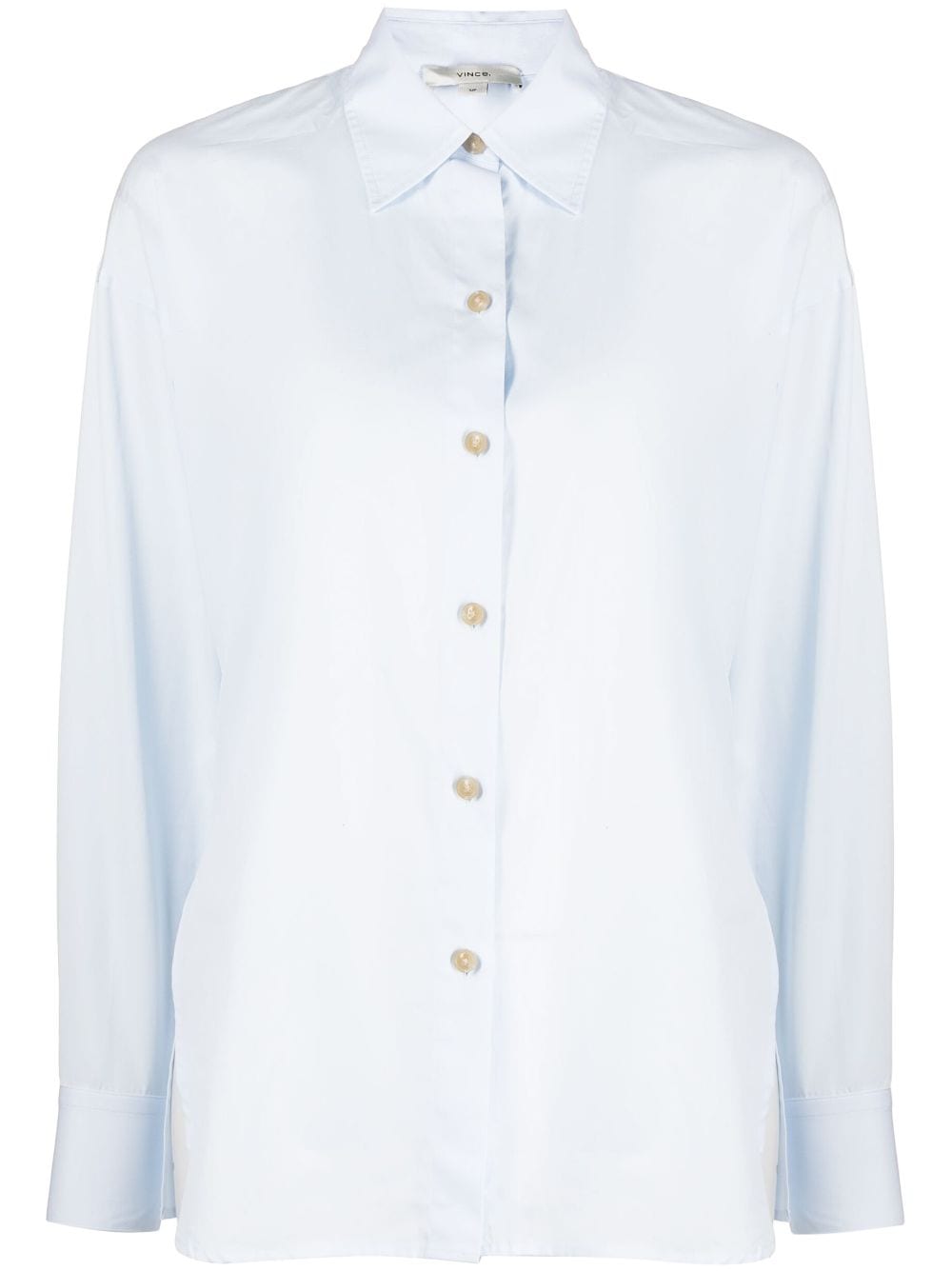 Vince long-sleeved cotton shirt - Blue von Vince