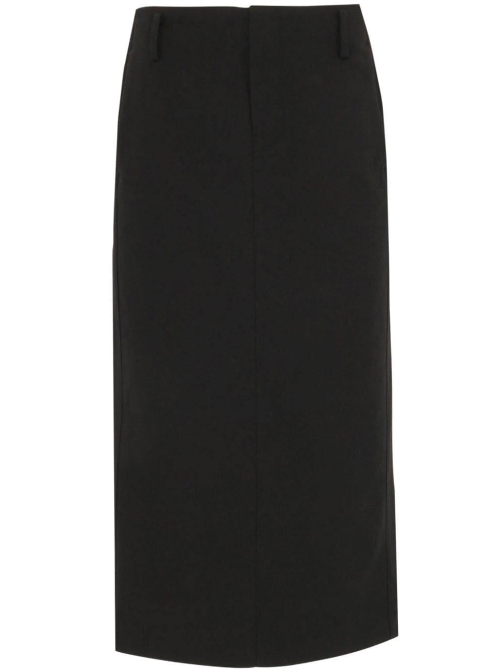 Vince low-rise midi skirt - Black von Vince