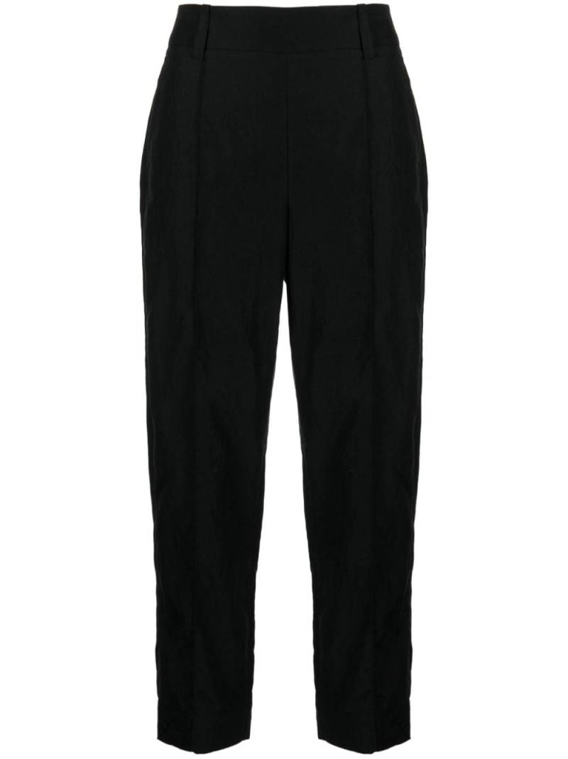 Vince pleated cropped trousers - Black von Vince