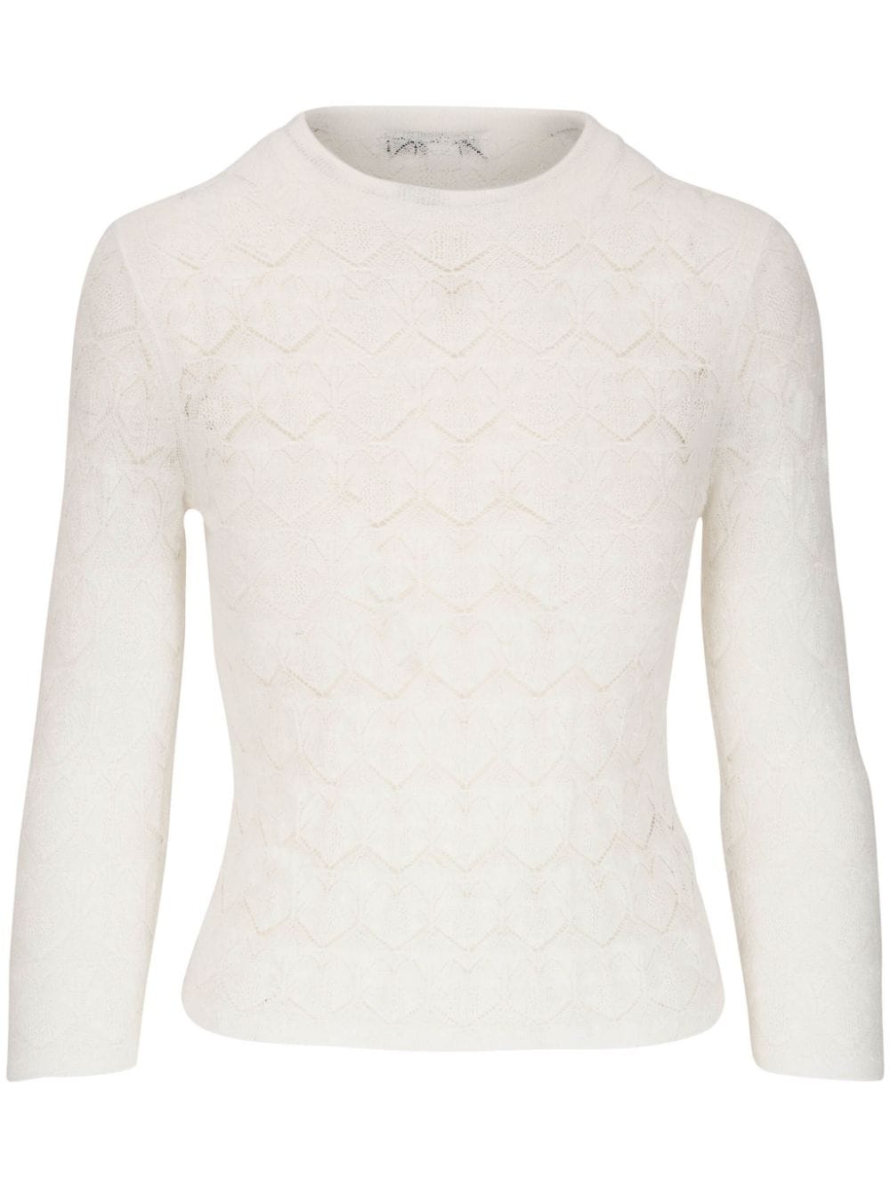 Vince pointelle knit top - White von Vince