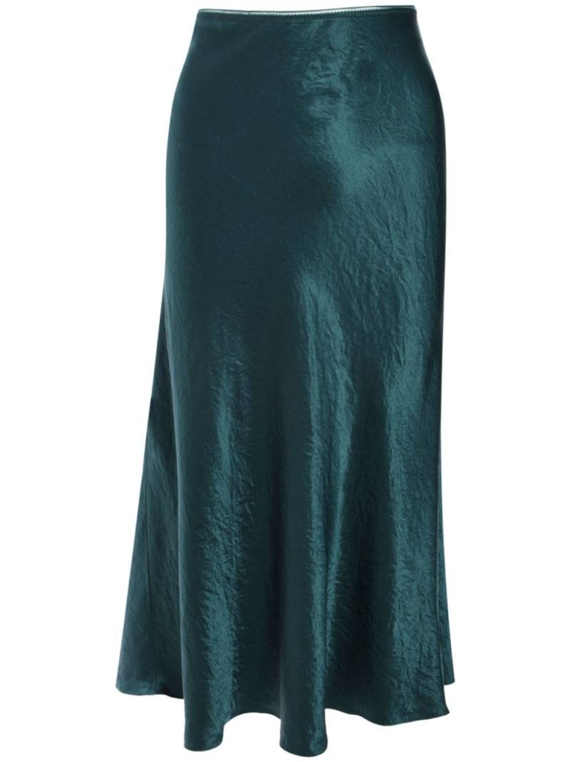 Vince satin midi skirt - Green von Vince