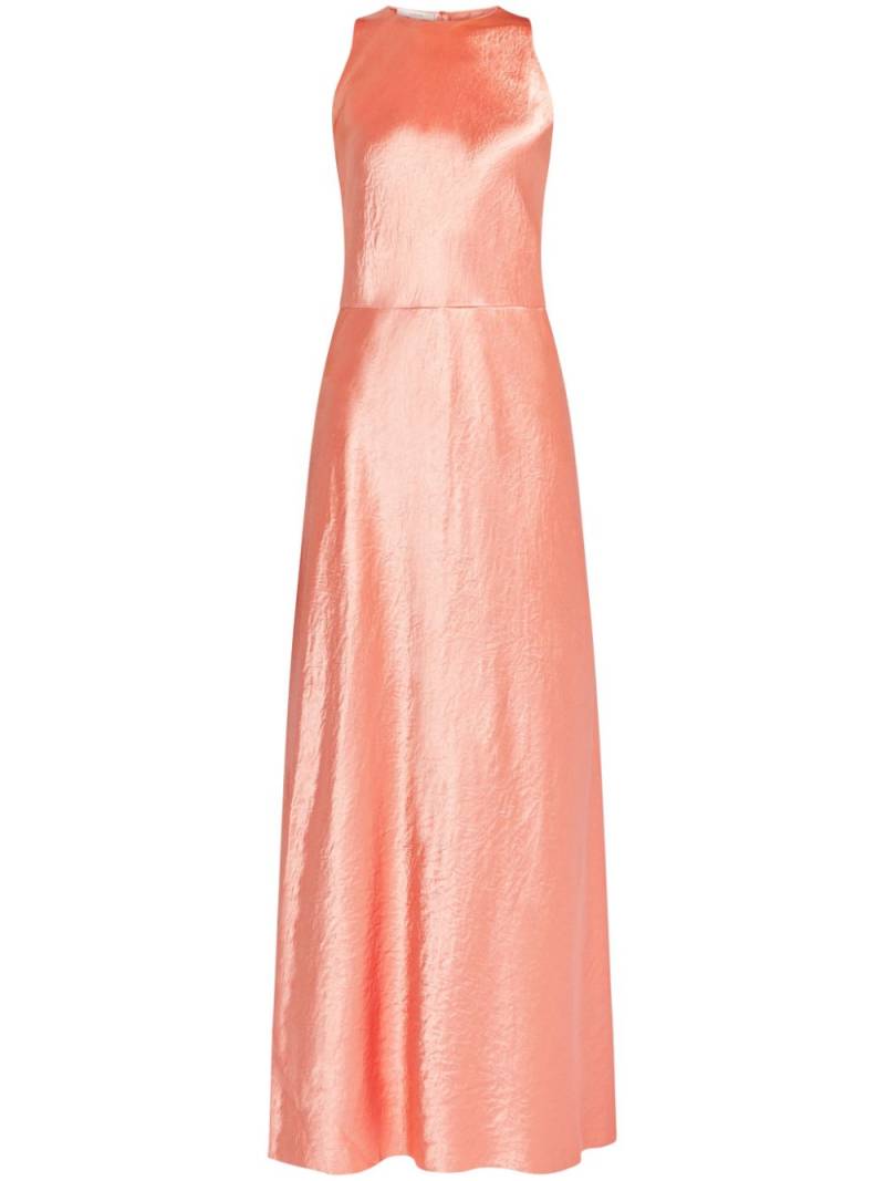 Vince satin-weave maxi dress - Pink von Vince