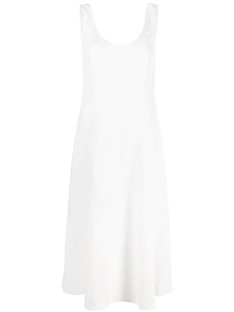 Vince scoop-neck midi dress - White von Vince