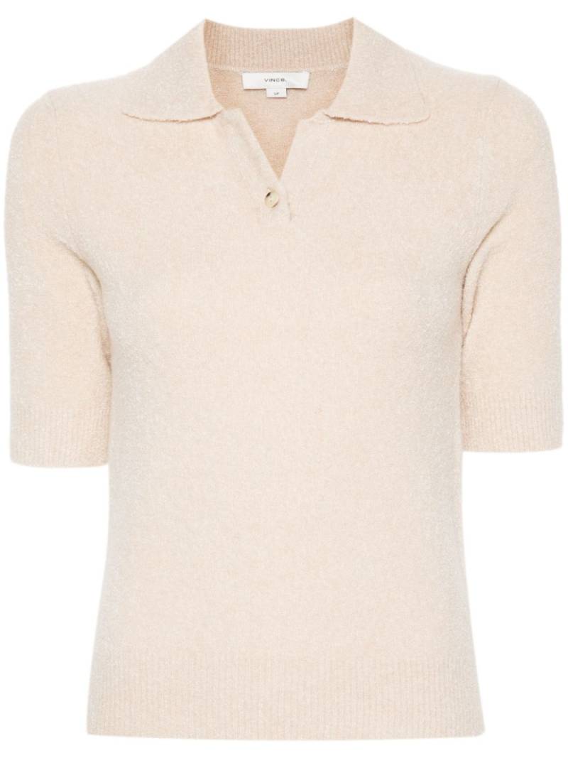 Vince short-sleeved polo shirt - Neutrals von Vince