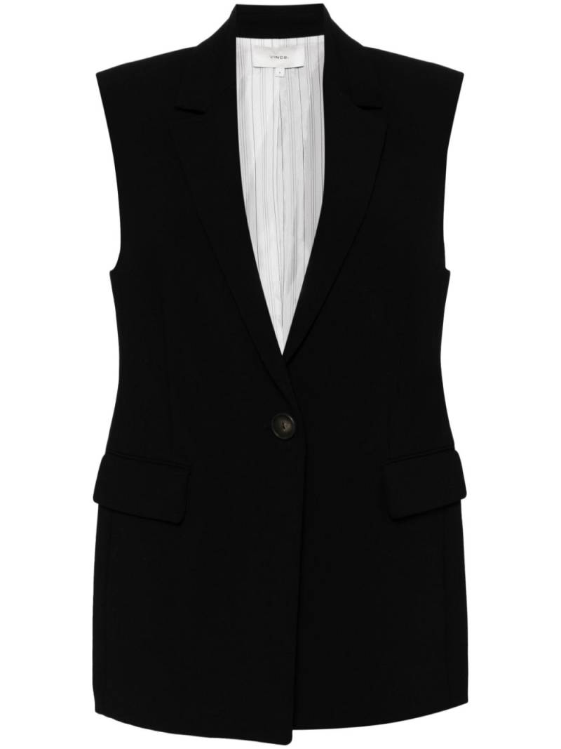 Vince sleeveless waistcoat - Black von Vince