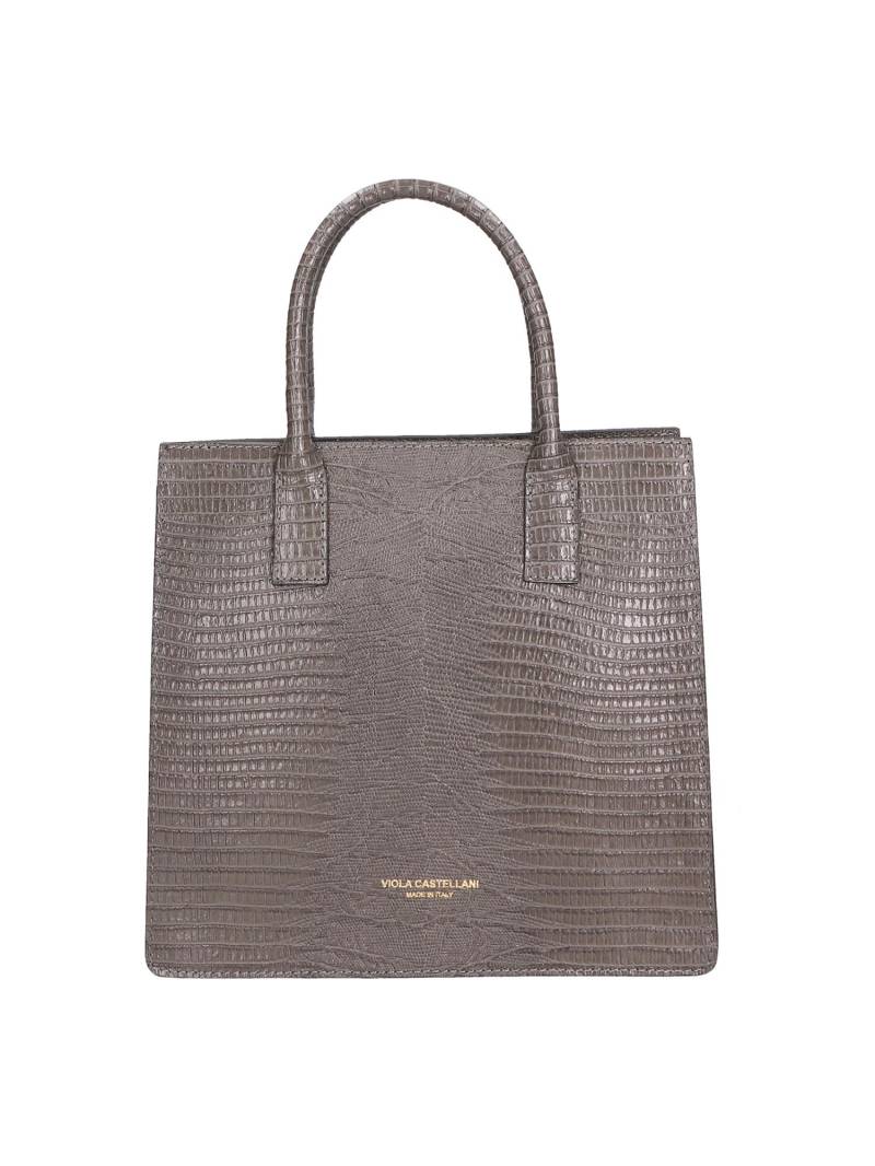 Handtasche Damen Taubengrau ONE SIZE von Viola Castellani