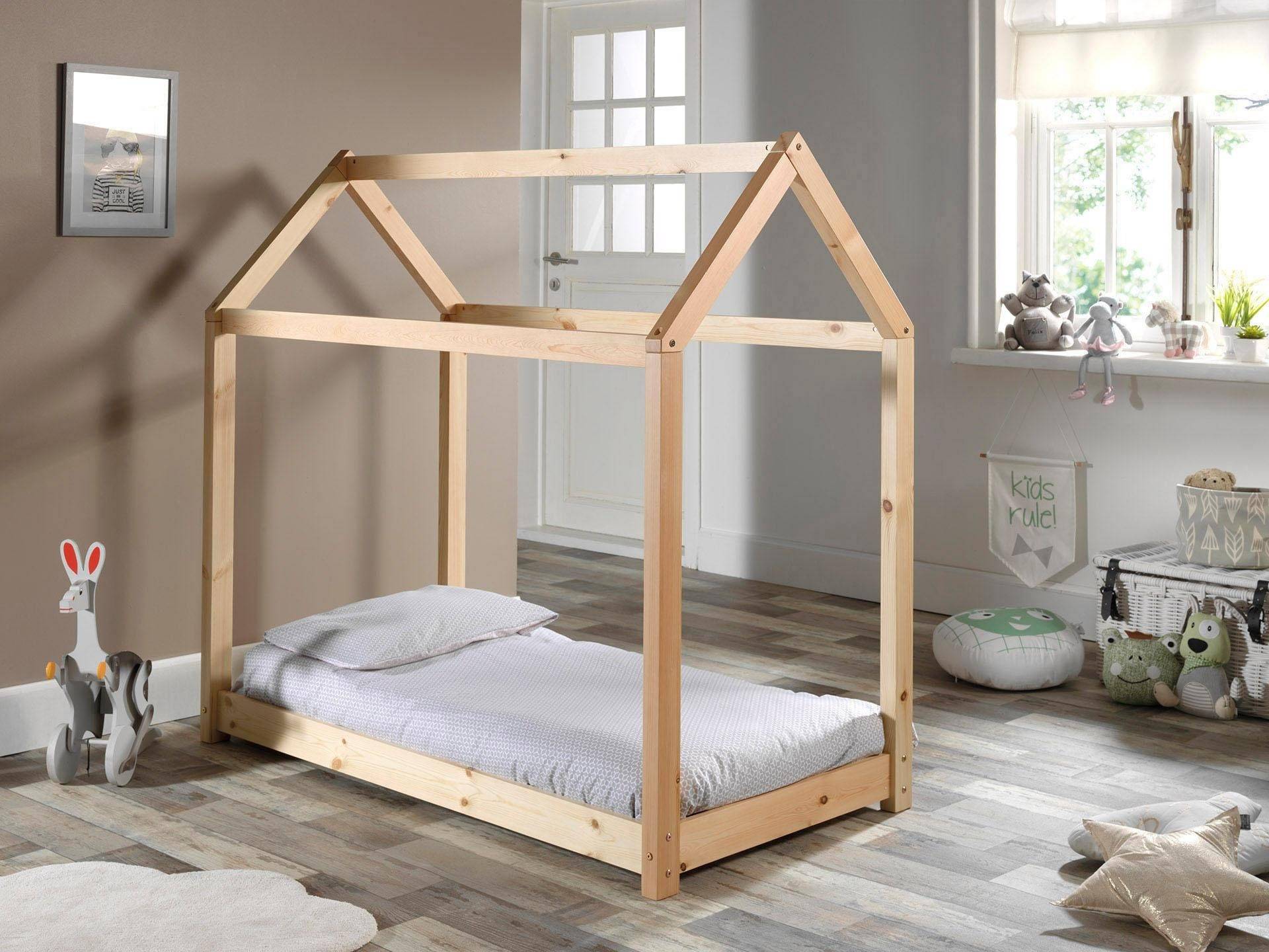 Vipack Kinderbett »Cabane«, (Made in Europe), Hausbett von vipack