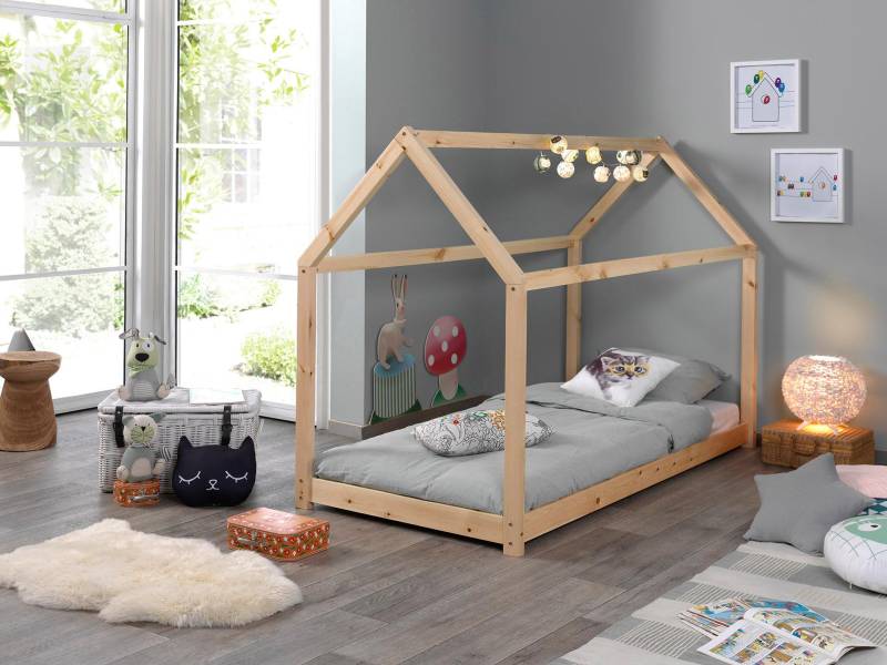 Vipack Kinderbett »Cabane«, (Made in Europe), Hausbett von vipack