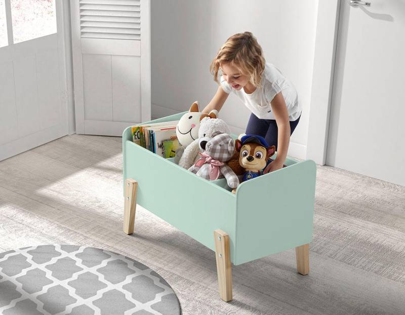 Vipack Spielzeugtruhe »Kiddy«, (Made in Europe), MDF-Oberfläche von vipack