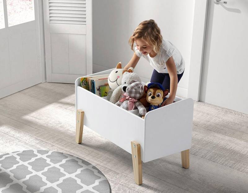 Vipack Spielzeugtruhe »Kiddy«, (Made in Europe), MDF-Oberfläche von vipack