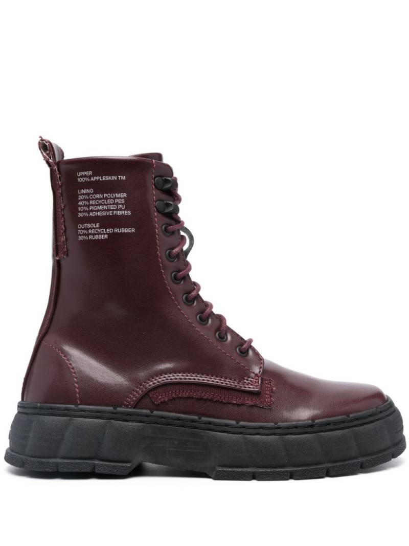 Virón 1992 combat boots - Red von Virón