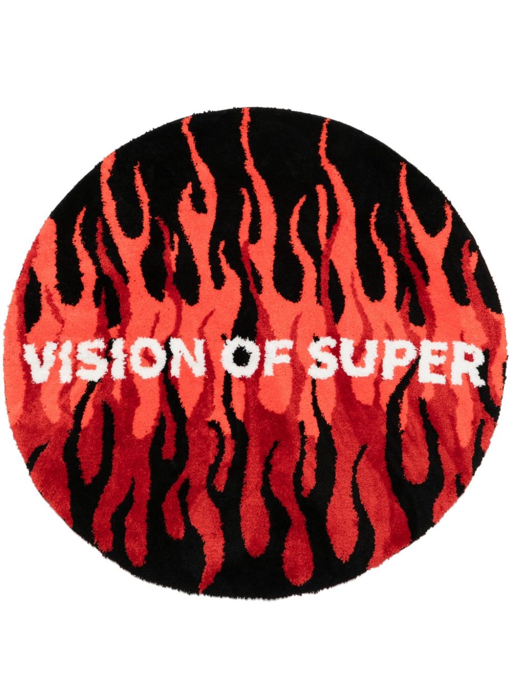 Vision Of Super Flames Rug 120cm - Red von Vision Of Super