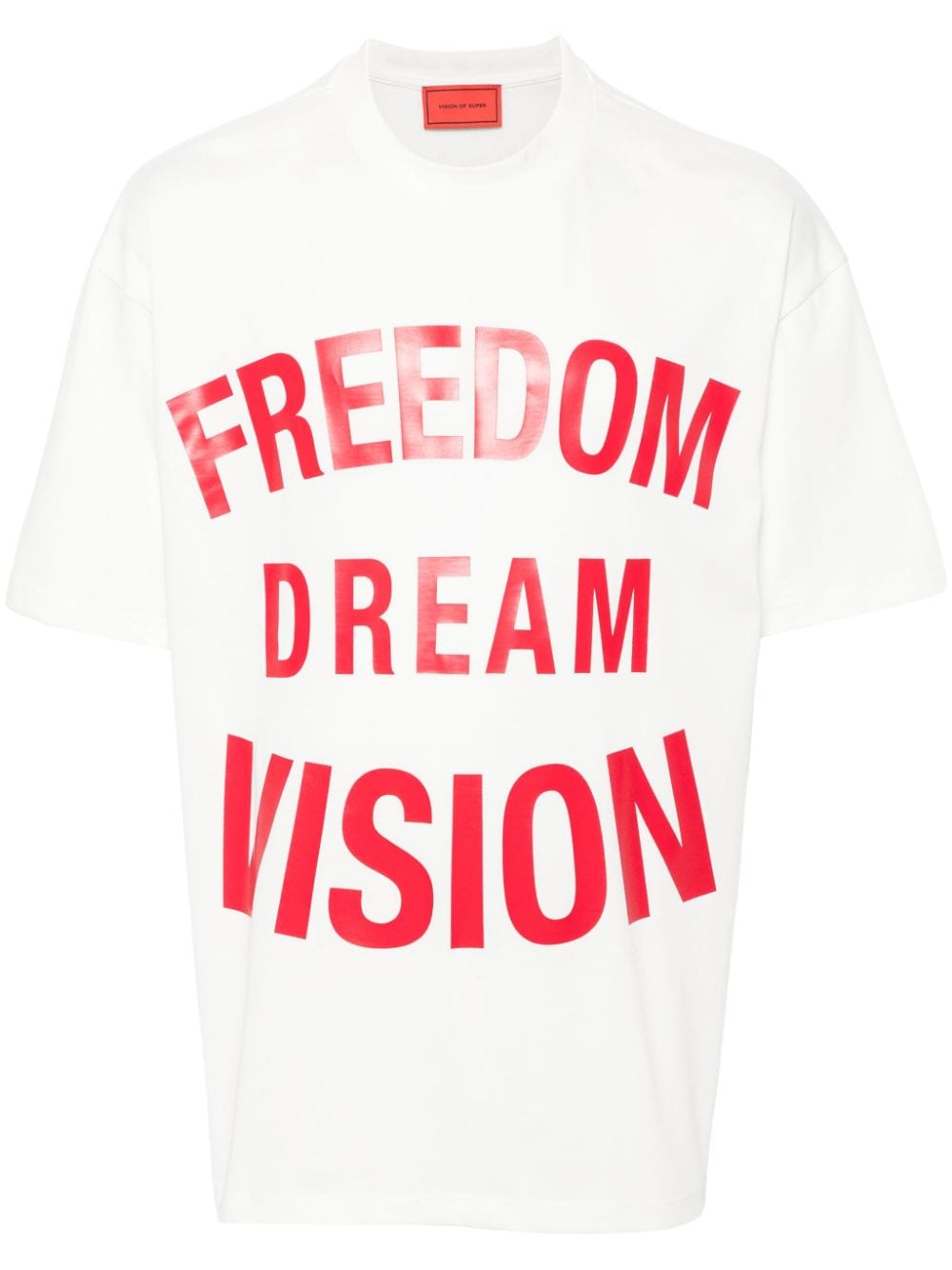 Vision Of Super Freedom-print T-shirt - White von Vision Of Super