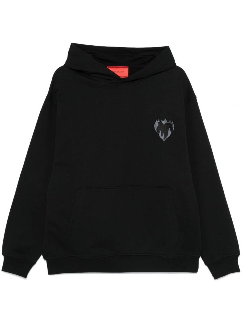 Vision Of Super embroidered hoodie - Black von Vision Of Super