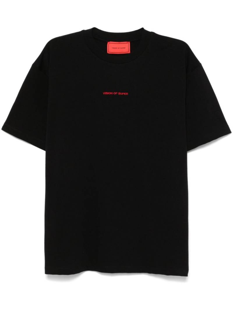 Vision Of Super embroidered-logo T-shirt - Black von Vision Of Super