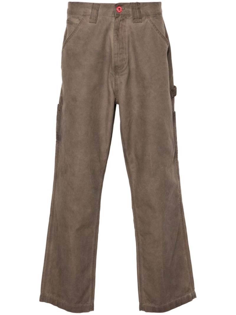 Vision Of Super logo-patch trousers - Brown von Vision Of Super