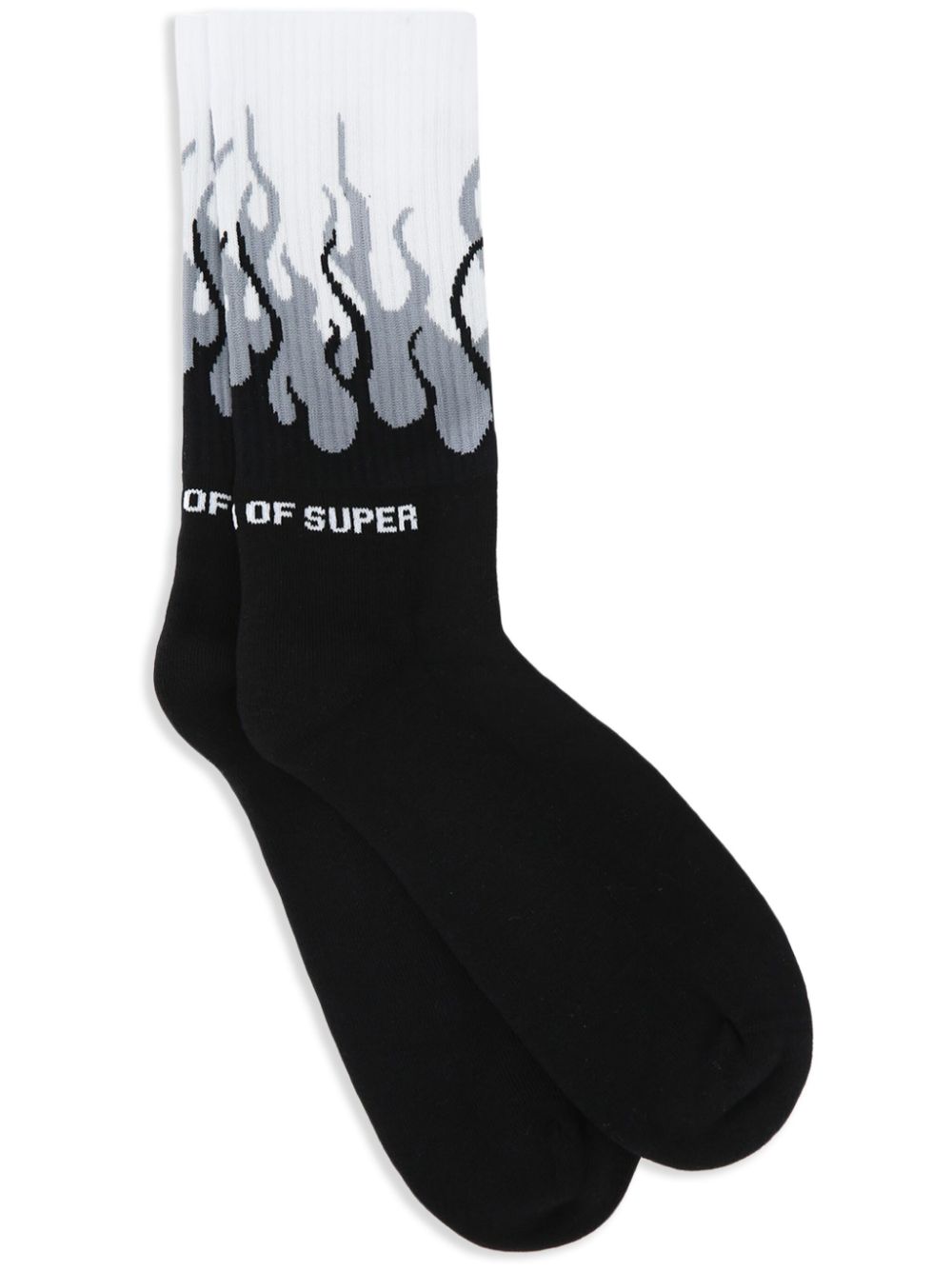 Vision Of Super patterned-intarsia socks - Black von Vision Of Super