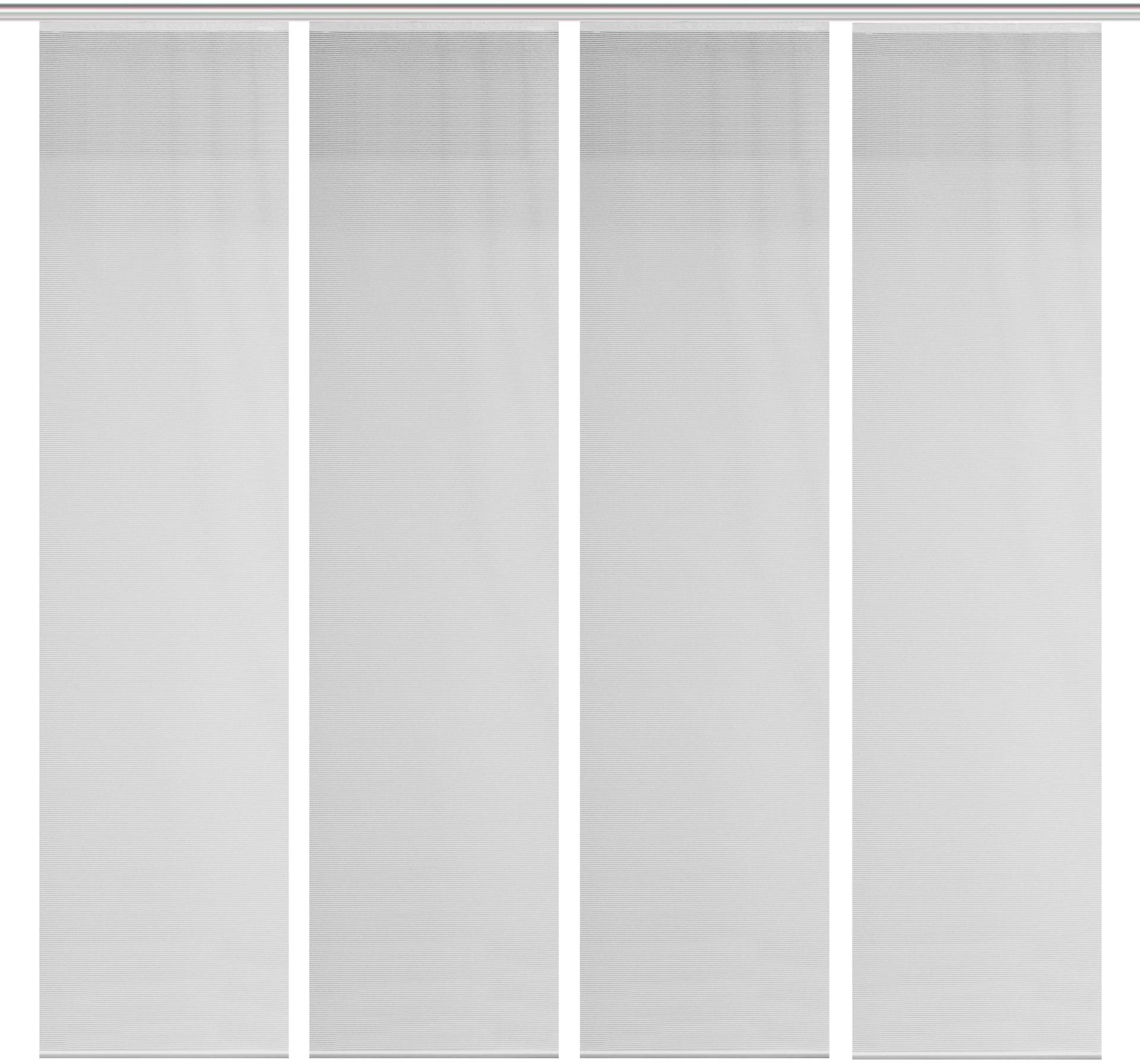 Vision S Schiebegardine »4ER SET ROM«, (4 St.), HxB: 260x60, Schiebevorhang 4er Set Uni Vision S Schiebegardine »4ER SET ROM«, (4 St.), HxB: 260x60, Schiebevorhang 4er Set Uni von Vision S