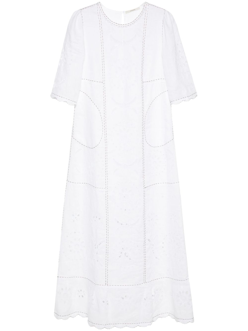 Vita Kin Dalida broderie-anglaise maxi dress - White von Vita Kin