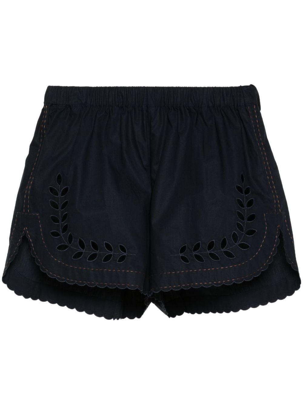 Vita Kin Skye poplin shorts - Blue von Vita Kin