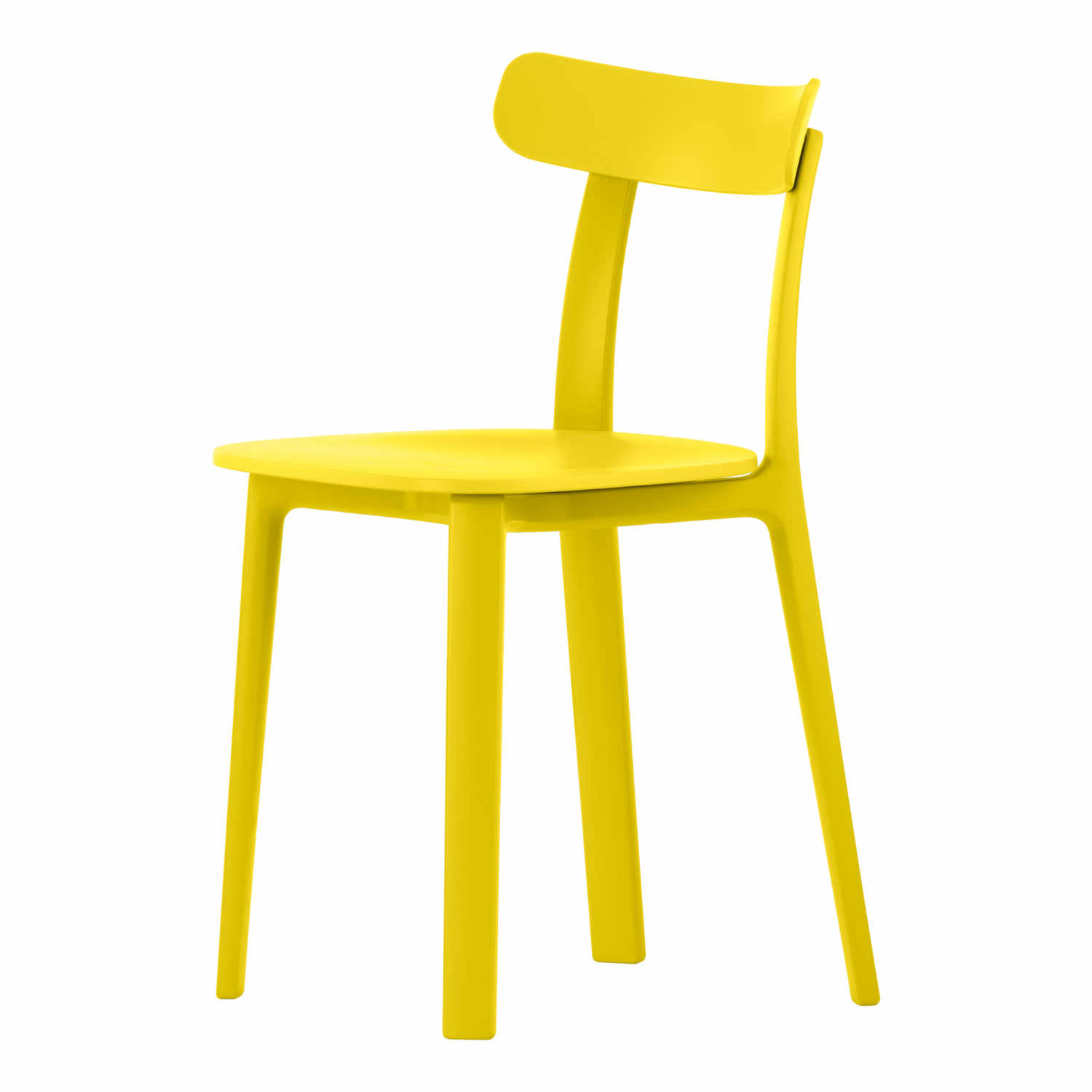 All Plastic Chair, Farbe graphitgrau - two tone, Gleiter gleiter für teppichböden von Vitra