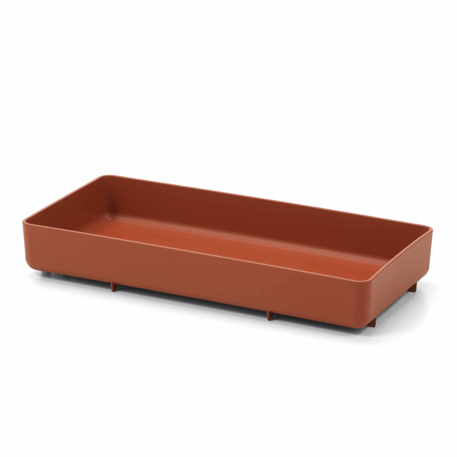 Chap Tray Behälter, Farbe backstein re von Vitra