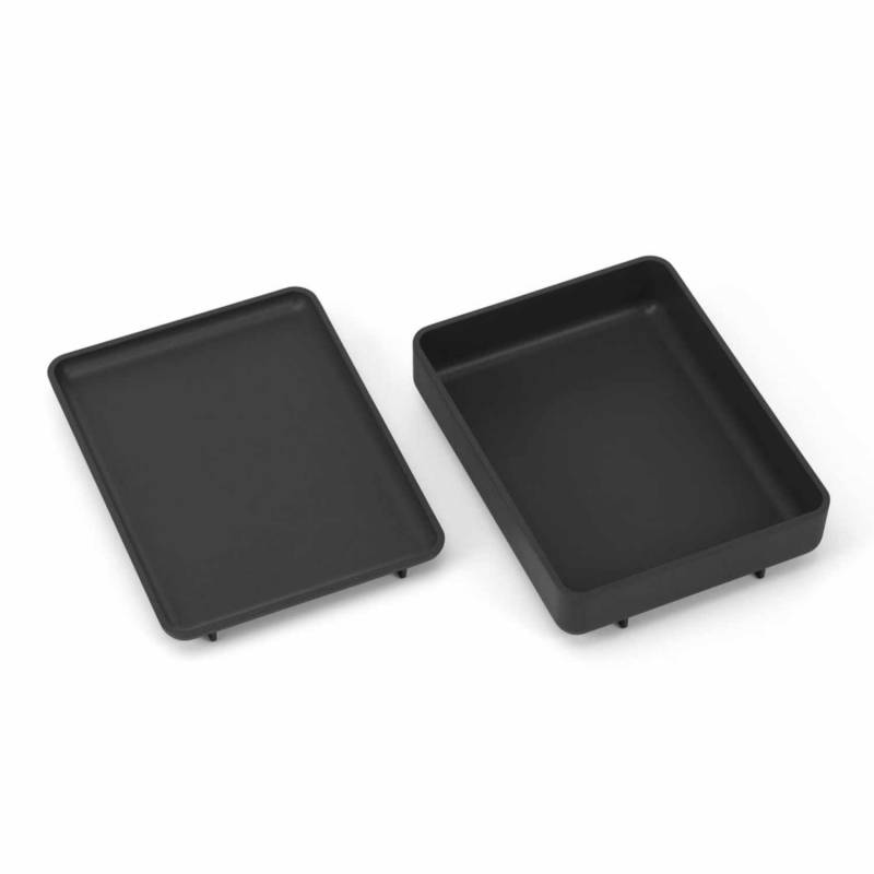 Drop Box Tray Set Tablare, Farbe tiefschwarz re von Vitra