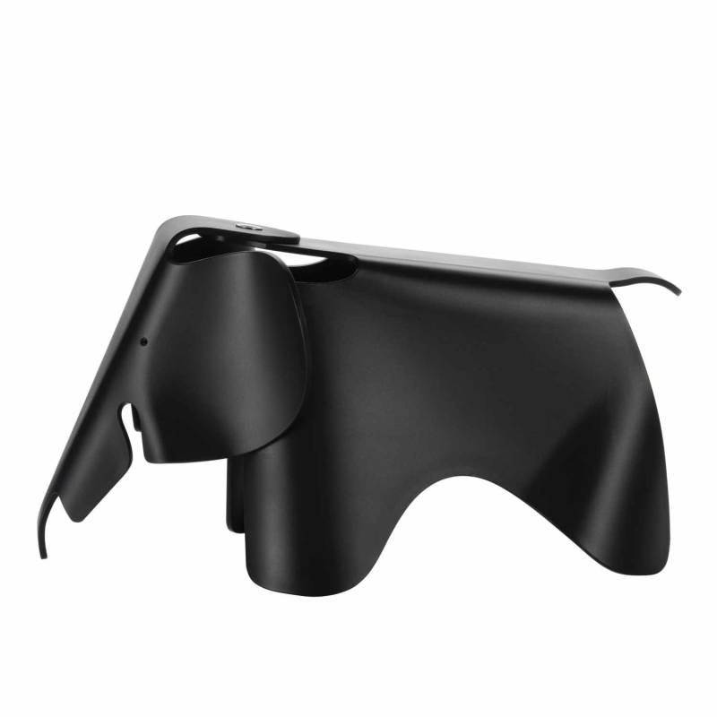 Eames Elephant small, Farbe tiefschwarz von Vitra