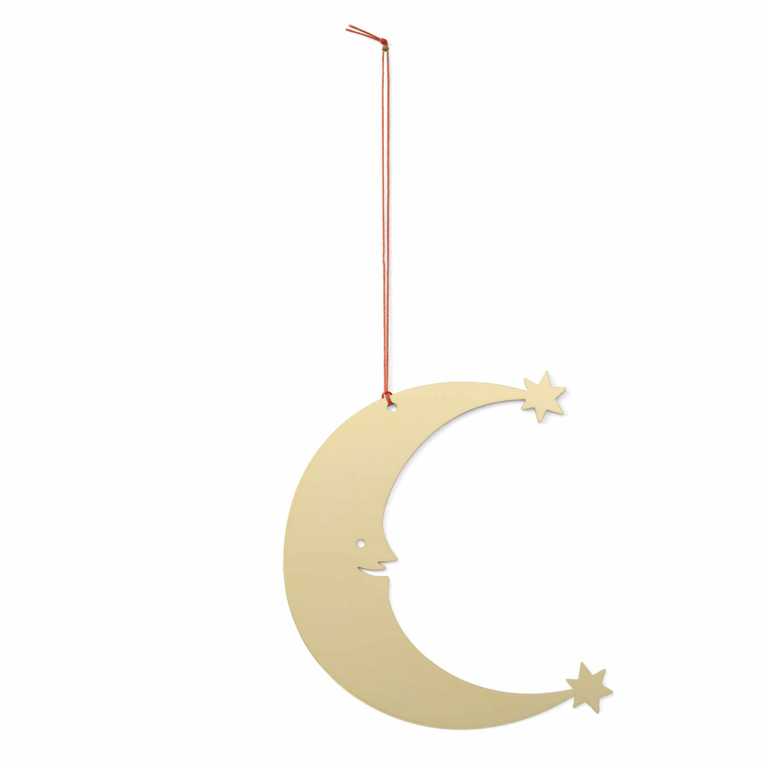 Girard Ornaments 6er-Set Hängeschmuck, Motiv moon von Vitra