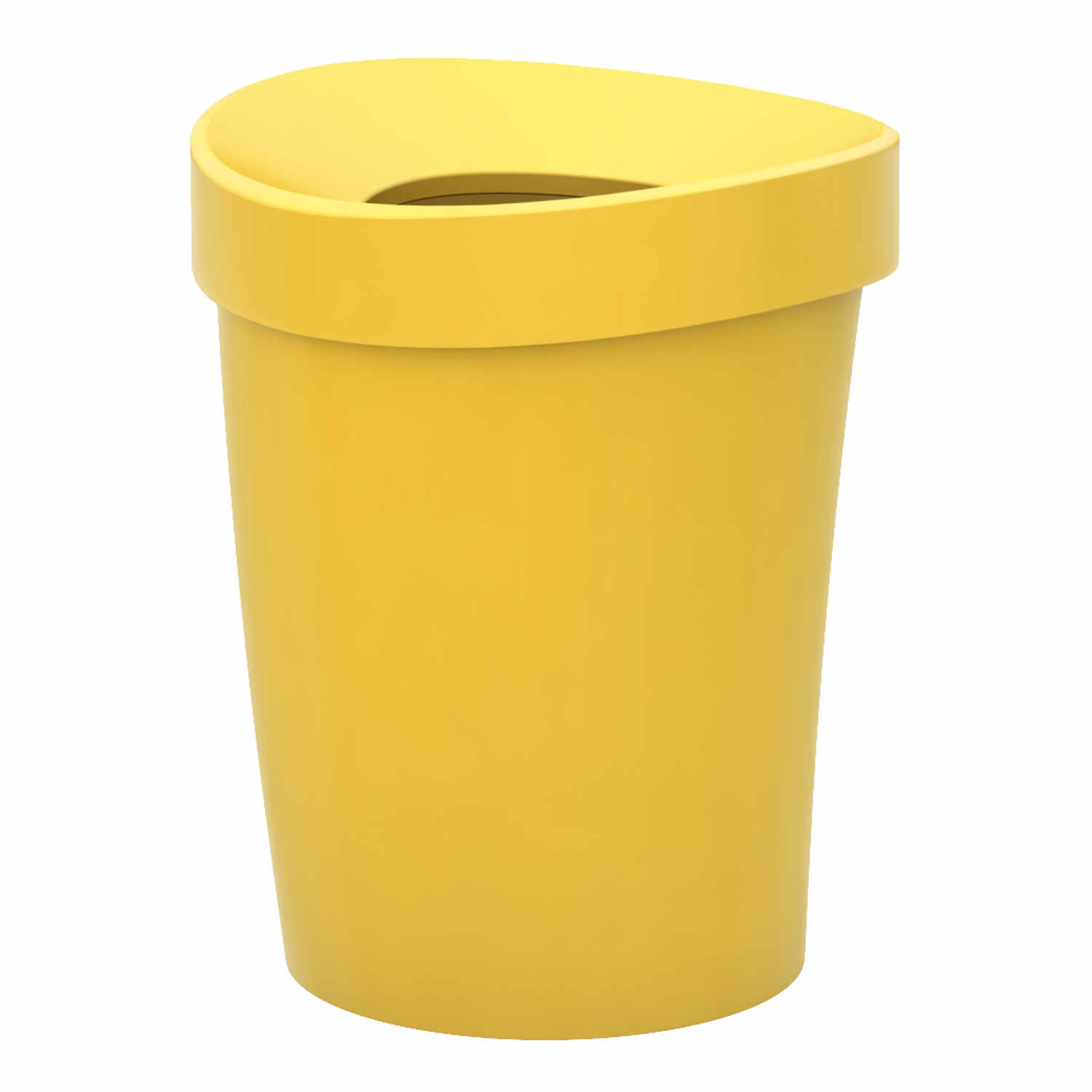 Happy Bin Abfalleimer, Grösse large d. 30 cm, Farbe gelb von Vitra