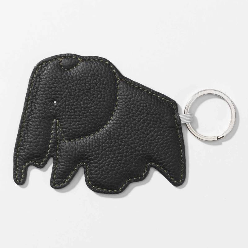 Key Ring Elephant Schlüsselanhänger, Farbe nero von Vitra