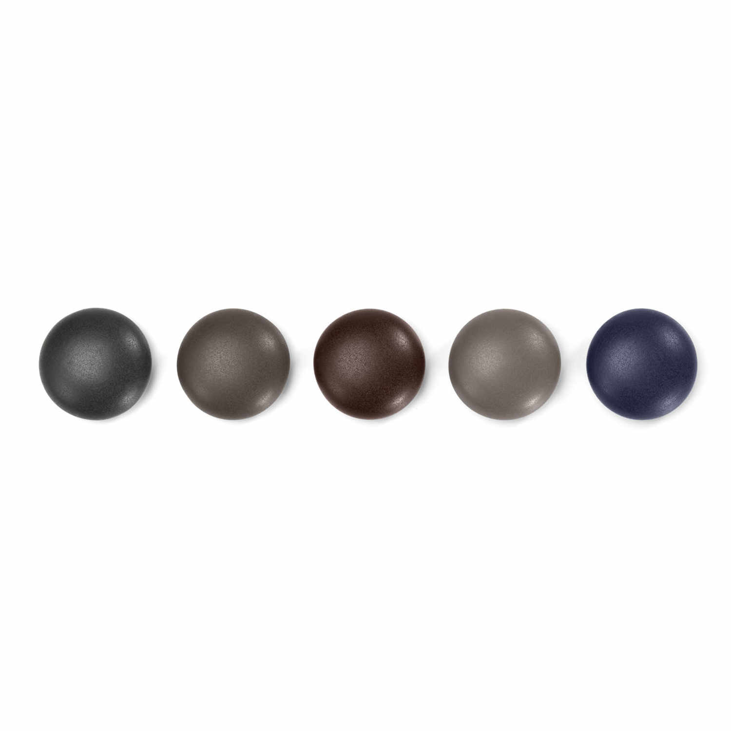 Magnet Dots 5er-Set Magnete, Farbe dunkel von Vitra