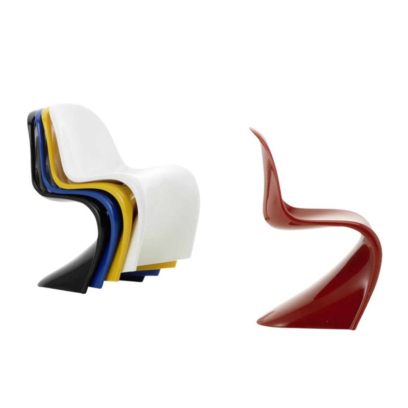 Panton Chairs 5er-Set Miniatur von Vitra