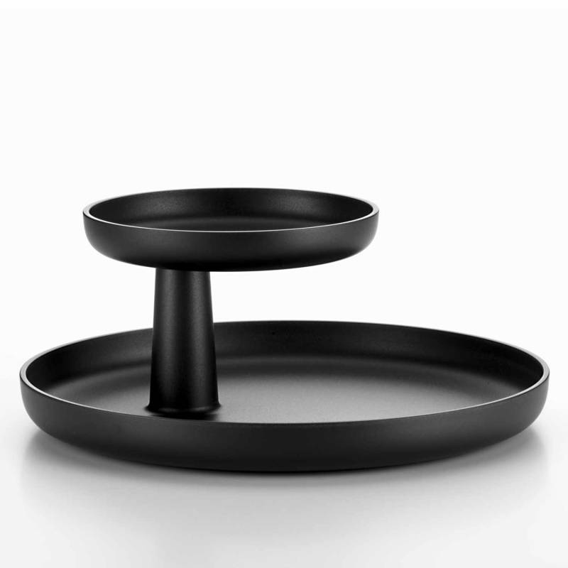 Rotary Tray Etagere, Farbe tiefschwarz von Vitra