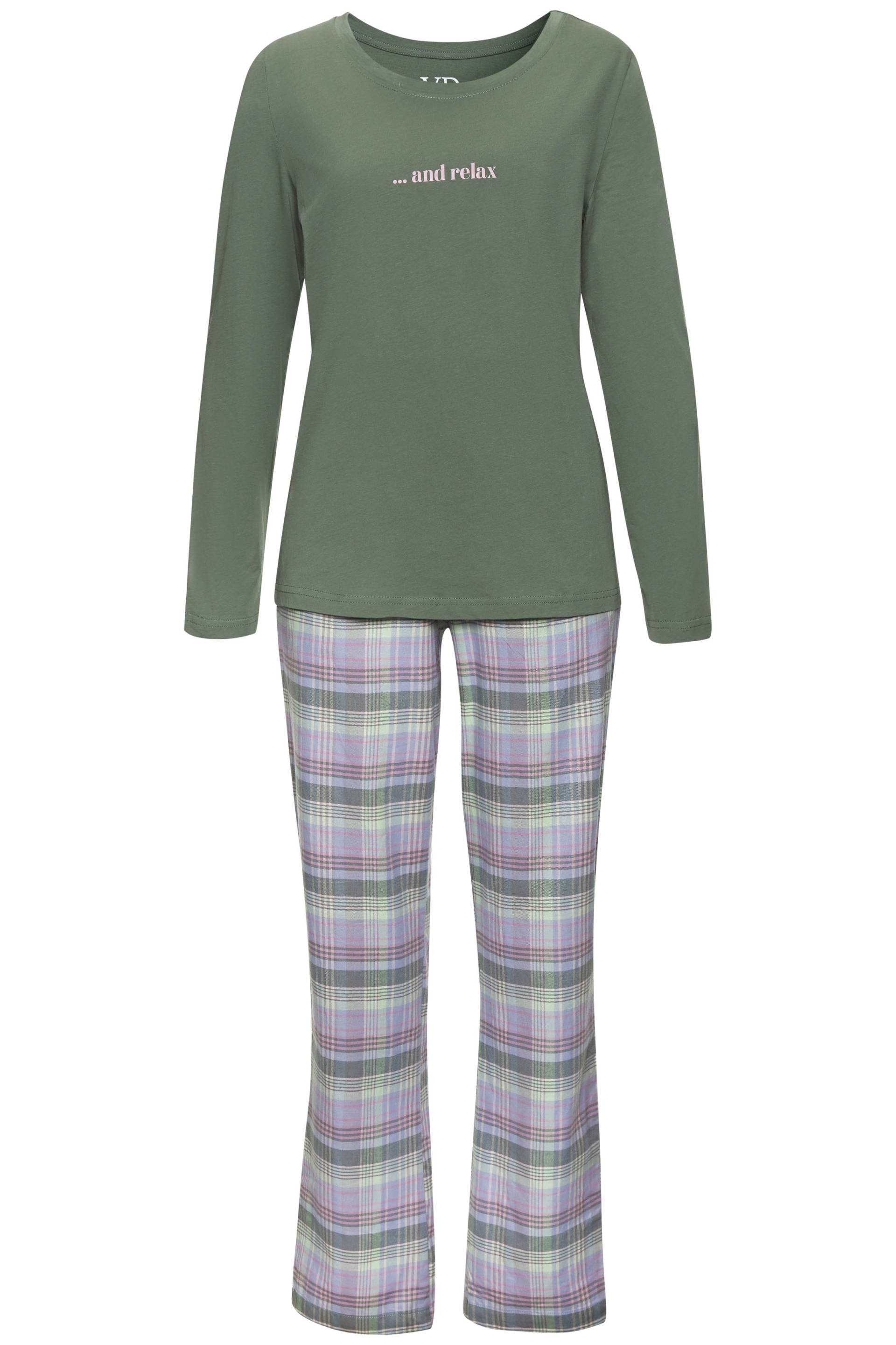 Vivance Dreams Pyjama, (2 tlg.), aus kuschelig weichem Flanell von Vivance Dreams