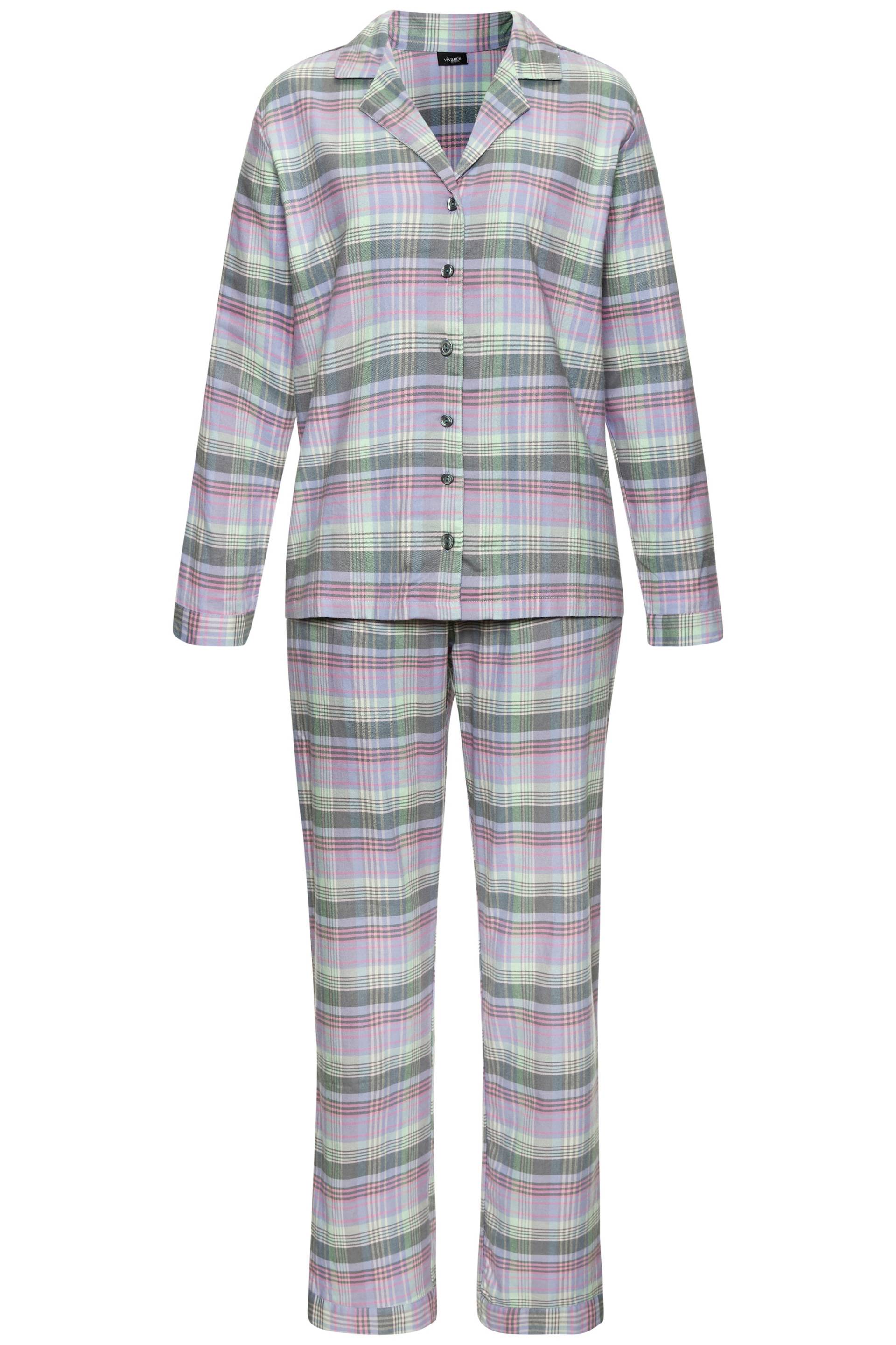 Vivance Dreams Pyjama, (2 tlg.), aus kuschelig weichem Flanell von Vivance Dreams