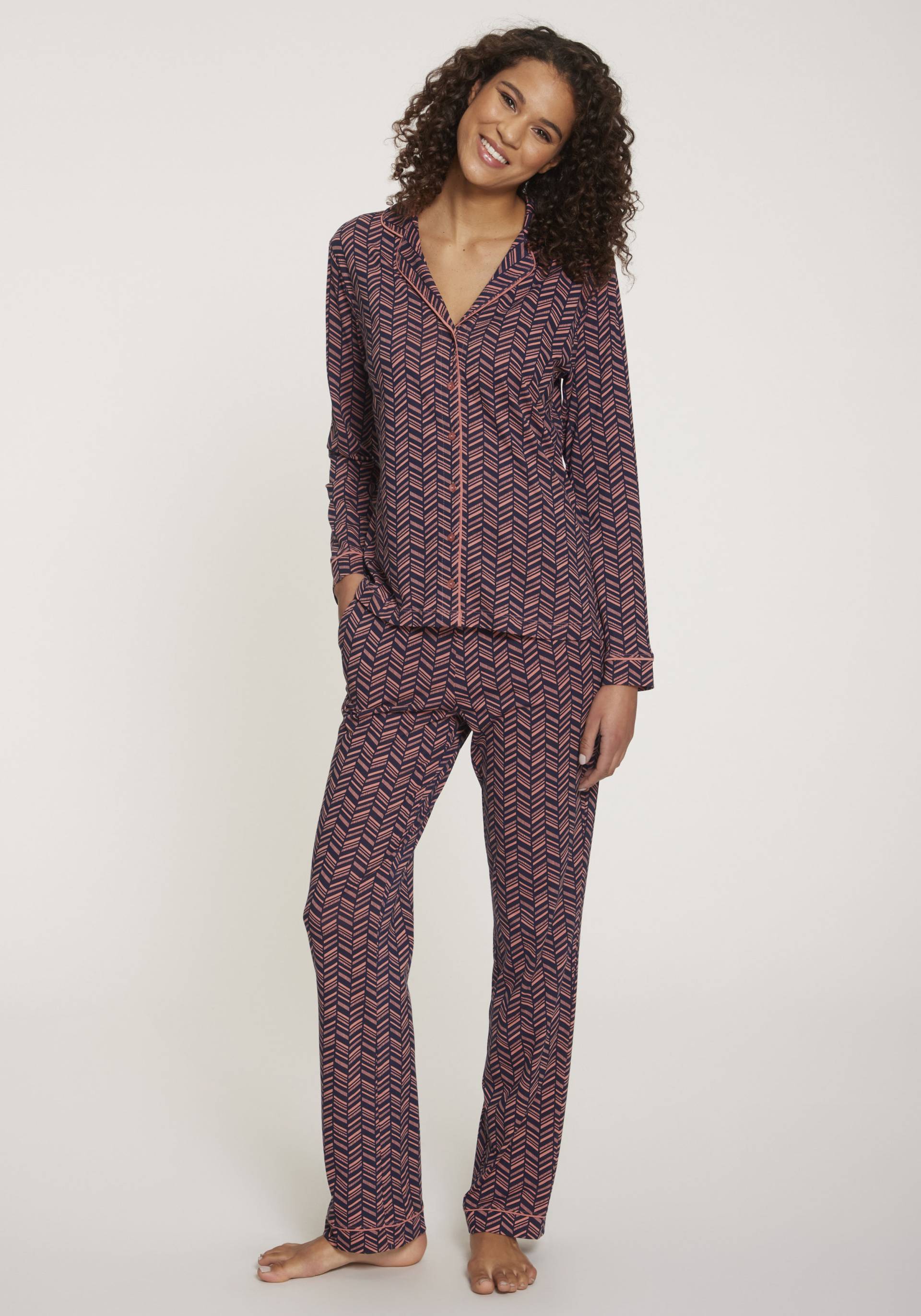 Vivance Dreams Pyjama, (2 tlg.), mit kreativen Mustern von Vivance Dreams