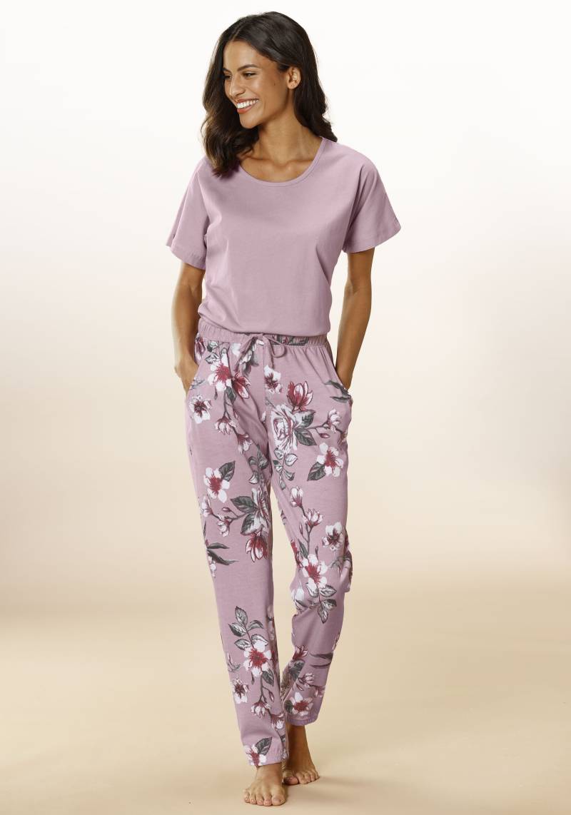 Vivance Dreams Pyjama, (2 tlg.), mit Blumendruck von Vivance Dreams