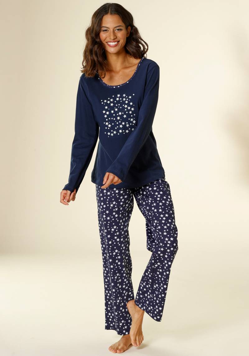 Vivance Dreams Pyjama, (2 tlg.), mit Sternenprint von Vivance Dreams